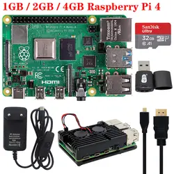 Raspberry Pi 4 Модель B 1G 2G 4G ram 4 Core 2,4G & 5G WiFi Bluetooth 5,0 4K Micro HDMI RPI 4B лучше, чем Raspberry Pi 3 3B Plus