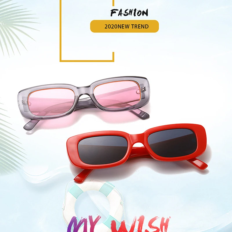 MAXJULI Classic Square Sunglasses for Women Retro Fashion Sunglasses UV400 Protect Rectangle Frame Eyewear Oculos de Sol_voghion.com