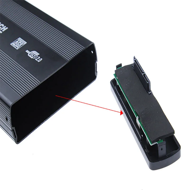 Высококачественный сверхскоростной корпус для ноутбука 3 5 дюйма USB 2 0 HDD чехол