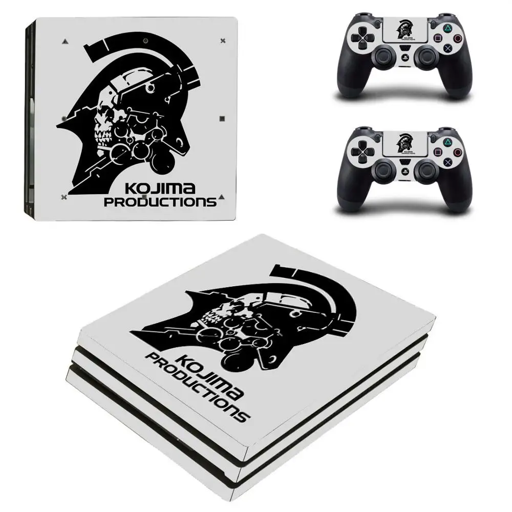 Металлическая Шестерня твердая Kojima products PS4 Pro наклейка кожи для playstation 4 консоль и