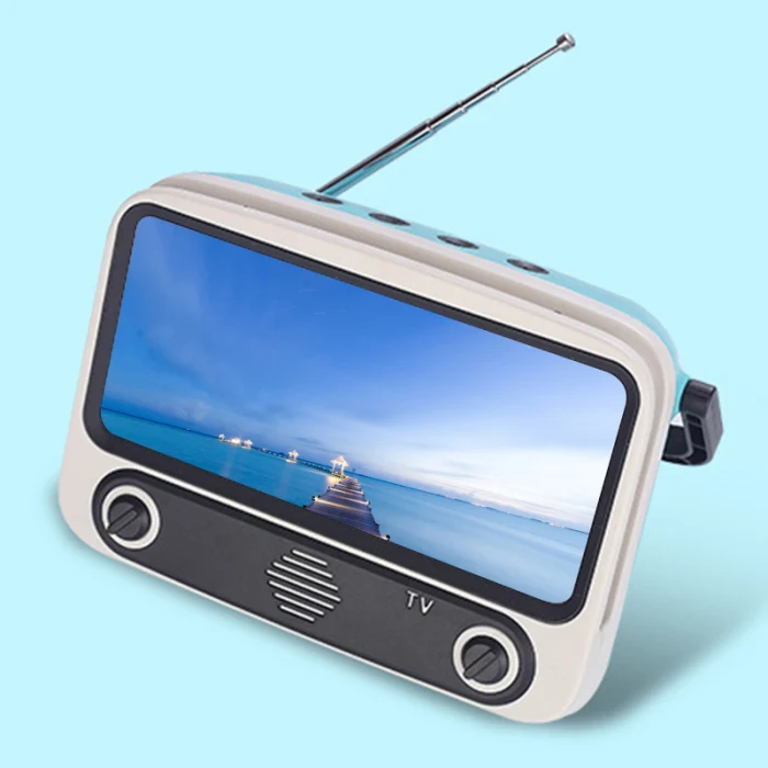Ретро Bluetooth динамик портативный держатель телефона радио разъем Карты Стерео оборудование NC99