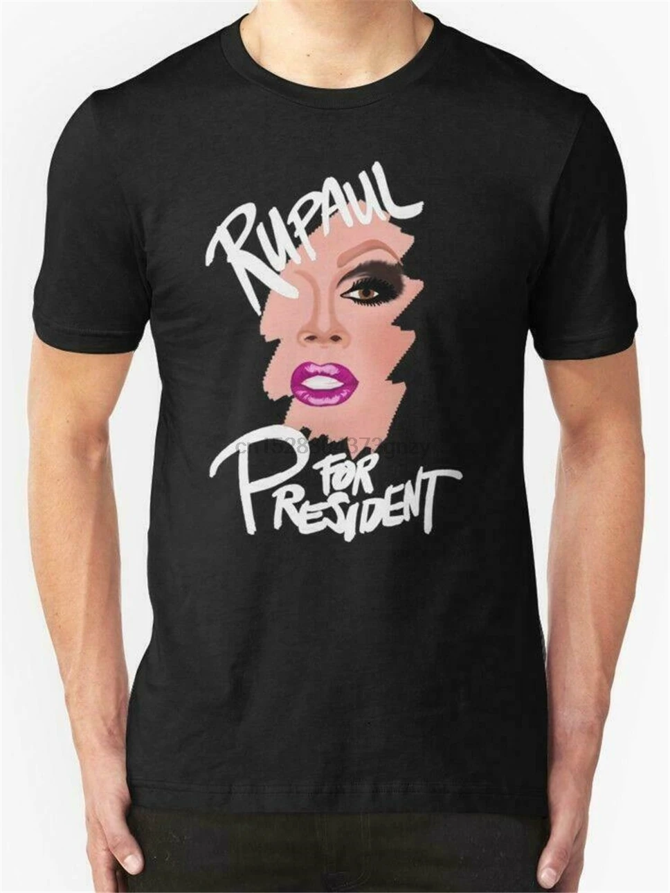 New Rupaul For President- White Text MenS T Shirt Black Em1 Top Christmas Gifts Tee |