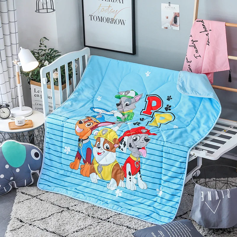 

Cartoon Pattern Washed Cotton Children's Summer Cool Quilt Comfortable Soft Quilting Air-conditioning Quilt Home Textile Bedding