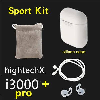 i3000pro kits white I3000 Pro HighTechX Edition TWS в ушной датчик Беспроводное зарядное устройство наушники для Iphone Android - Цвет: i3000pro kits white