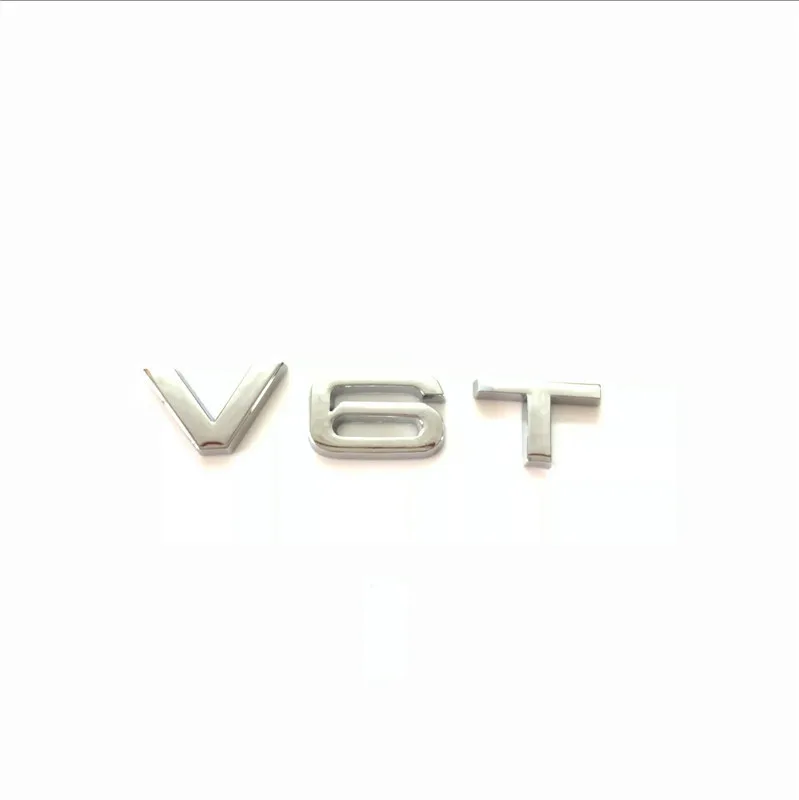 Подходит для Audi A4LA5A6LA7A8LQ7 модифицированный V6T V8T Автомобильный логотип боковой ярлык Tag наклейки Стандарт излучения