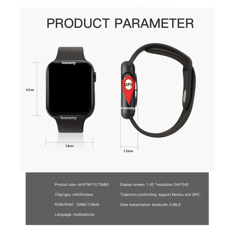 IWO 11 gps Смарт-часы IWO11 Смарт-часы для мужчин спортивный трекер активности Whatsapp сообщение напоминание ответ на вызов Wristwach PK IWO 8 12