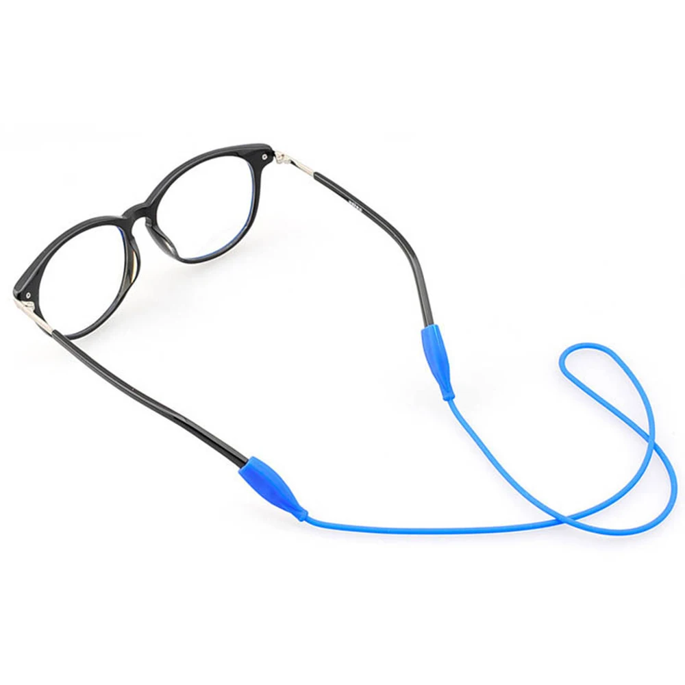 56 см шейный ремешок-держатель солнцезащитные очки для детей практичная цепочка для очков Противоскользящий шнур силиконовый ремешок для очков регулируемые веревки