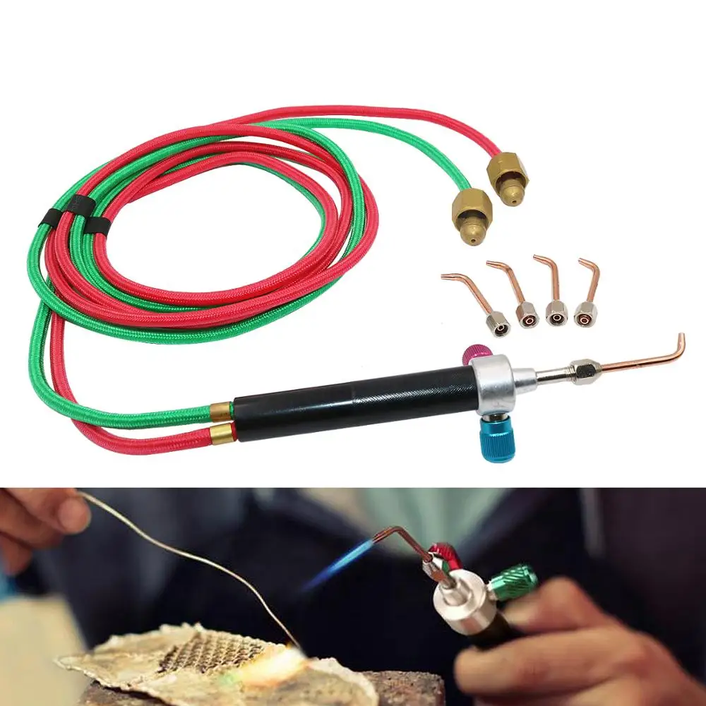 Mini Smith torch Soldering Smith equipment Gold Welding Torch goldSmith Equipment for jewelry tools With 5 Tips
