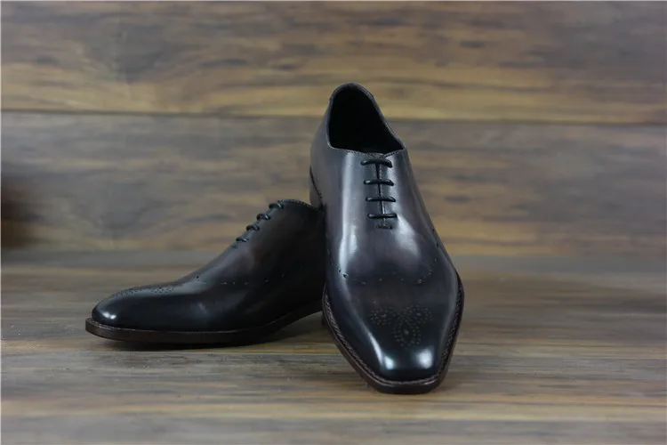 Броги Goodyear Sole из натуральной телячьей кожи ручной работы выполненные вручную |