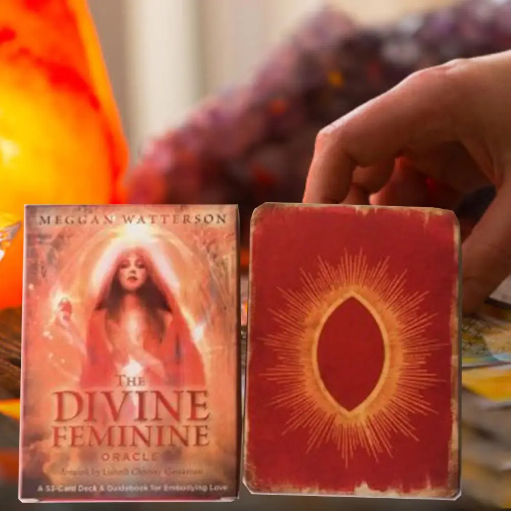 53pieces English The Divine Feminine Oracle Tarot Cards Game Deck Board Game For Party Playing Card Table Games Entertainment 53pieces English The Divine Feminine Oracle Tarot Cards Game Deck Board Game For Party Playing Card Table Games Entertainment