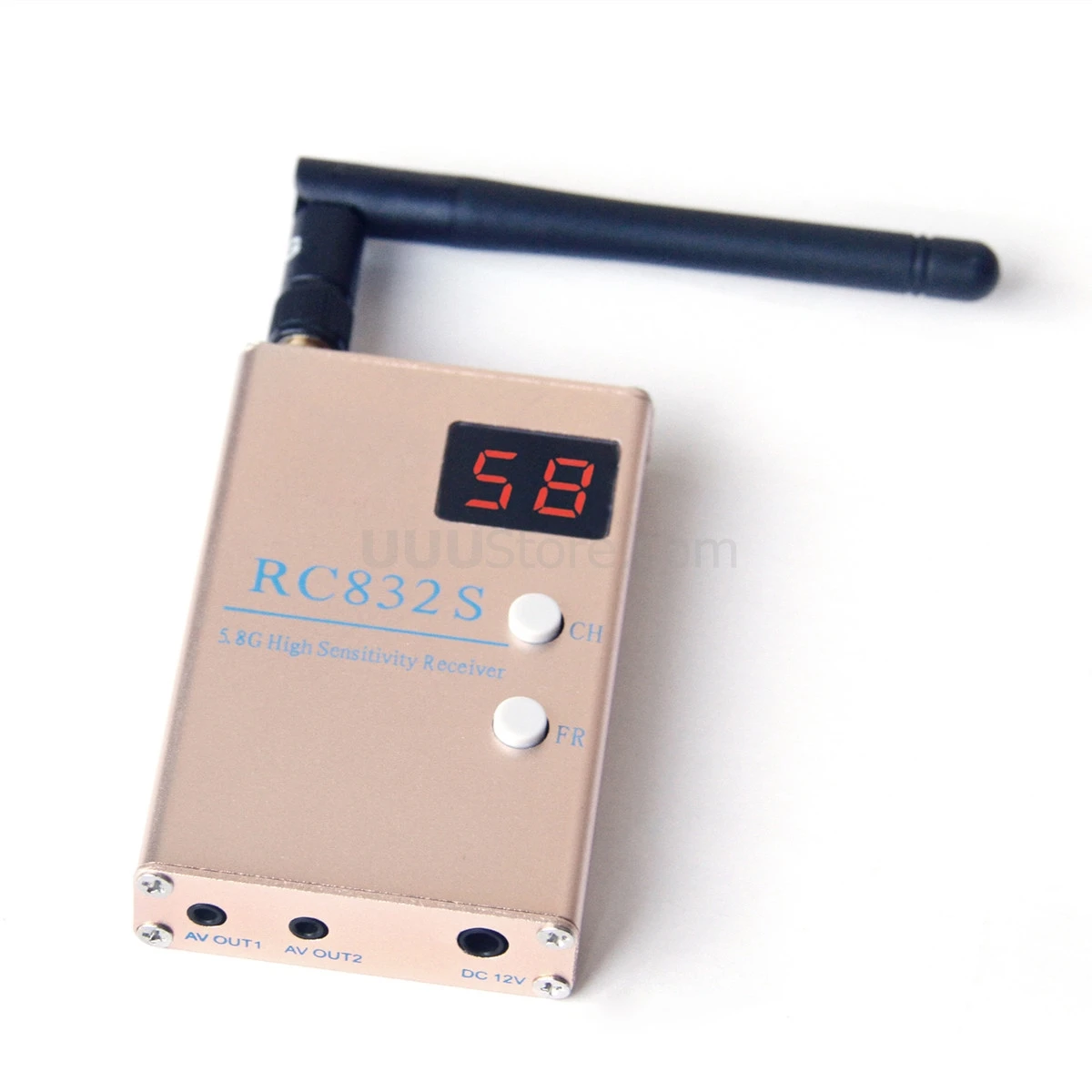 RC832S Receiver - FPV 5.8G 5.8GHz 48 Channels Video Receiver With A/V and Power Cables Same As RC832 RC832H For FPV Racing Drone 25