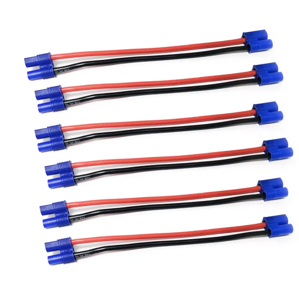 EC3 Male Female Extension Cord 14AWG Connector Plug SR Wires 150mm 300mm 450mm For RC Model 1 EC3 Male Female Extension Cord 14AWG Connector Plug SR Wires 150mm 300mm 450mm For RC Model 2
