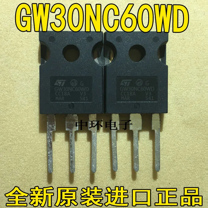 10 шт./лот GW30NC60VD 600V30Ax m y