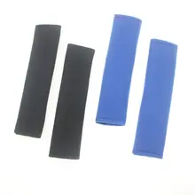 Покрытие ремня безопасности наплечный рукав плюшевый автомобильный ремень безопасности чехол пара черного и белого цвета с рисунком безопасный плечевой ремень