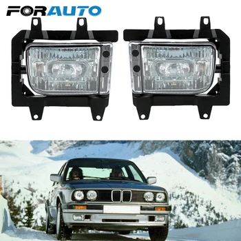 

FORAUTO Headlight Car Lamp Assembly Car Bumper Fog Light Cover Nno Bulbs Daytime Running Light Cover Left/Right