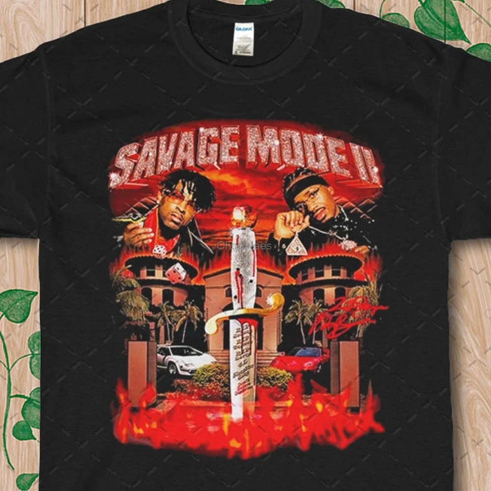 Camiseta Vintage Hip Hop de 21 Savage y Metro Boomin Drop, edición  limitada, Savage Mode II, Rap|Camisetas| - AliExpress