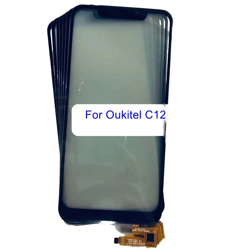 

OU021 For Oukitel C12 Mobile phone Touch Screen Panel Digitizer Sensor Front Glass Lens Touchpad Replacement Parts