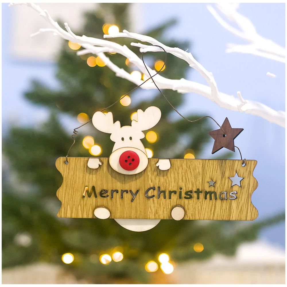 Рождественские украшения для елки, Рождественская гирлянда с лосем, подвесная подвеска, рождественские украшения для дома Navidad, Q
