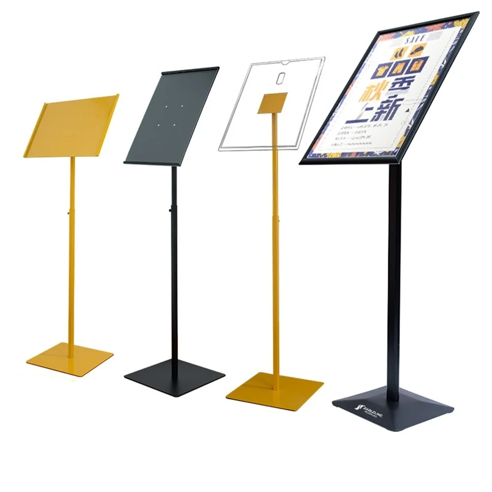 Poster Display Floor Stand Sign Menu Pedestal Holder Height Adjustable KT  Board