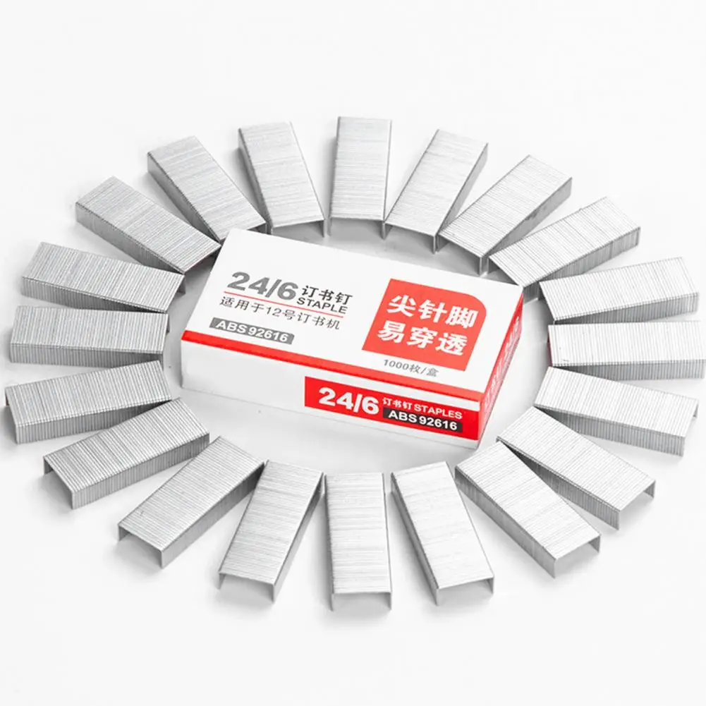 5000Pcs Standard Metal Stainless Steel Staple Office General 24/6 Stapler Needle School Office Binding Supplies