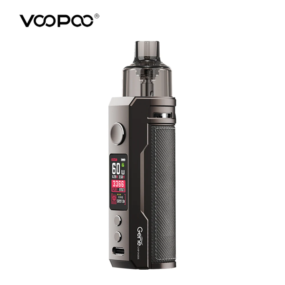 Оригинальный набор VOOPOO Drag S Mod Pod 60 Вт 2500 мАч встроенный аккумулятор 4 5 мл PnP VM1/PnP VM5 VS