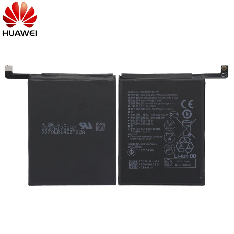 Аккумулятор для телефона HuaWei HB366179ECW Huawei Nova 2 CAZ AL10 сменные батареи 2950