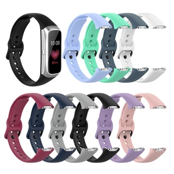 

Gosear 2pcs Soft Silicone Replacement Watch Band Strap Wristband Watchband for Samsung Galaxy Fit SM-R370 SM R370