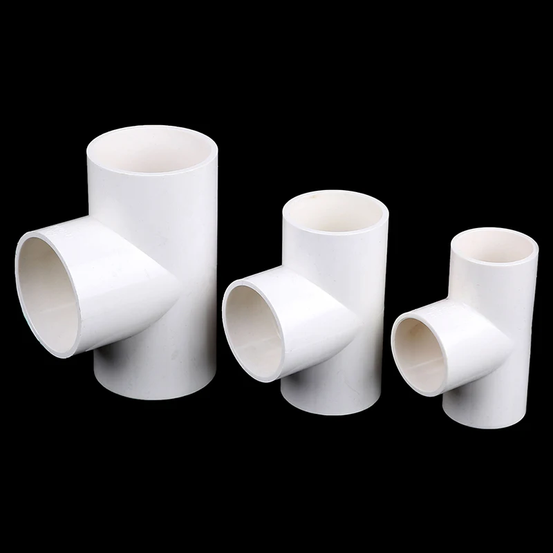 1Pc 3 Ways PVC Water Pipe Tube Adapter Connectors 40mm/50mm/63mm Diameter