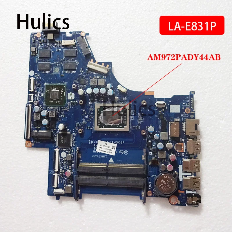 Hulics 924726-001 аккумулятор большой емкости для hp 15-BW 924726-601 материнская плата для ноутбука CTL51/53 LA-E831P