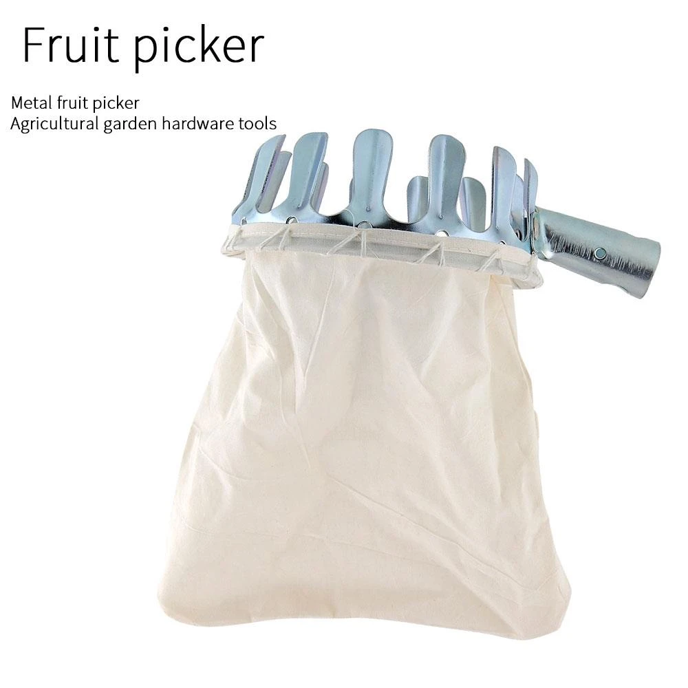 2 Unidades Recogedor De Frutas Portátil Recogedor De Metal 2 Unidades Recogedor De Frutas Portátil Recogedor De Metal