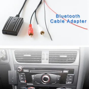 

Universal Car RCA AUX IN Bluetooth Cable Adapter + MIC For Audio Radio CD Player