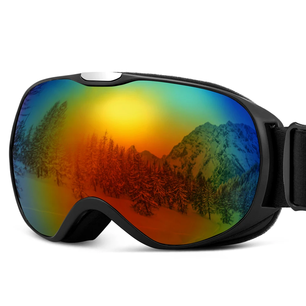 Anti-UV Ski Goggles Sunglasses double layers Eyewear Windproof Sports Equipment Professional Ski Goggles for kids Men Women D30
