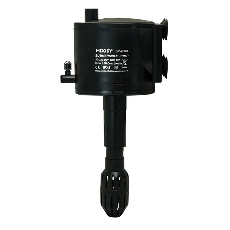 220~ 240 В HIDOM SP800S/1000 S/1500 S/2000 S аквариум с многофункциональным ультра-тихим тройным погружным насосом