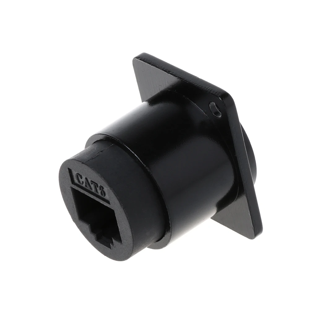 

D-type Module RJ45 Socket Cable Female Signal Connector Cat6 Panel Mount Network Ethernet Extension Interface Adapter Drop Ship
