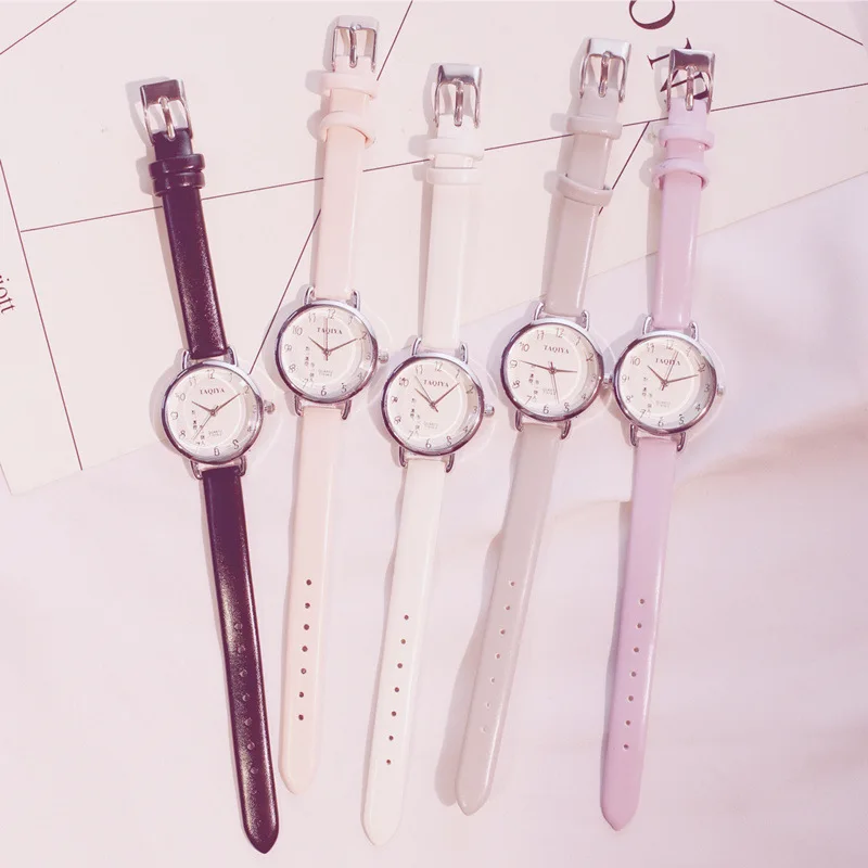 

INS over the Fire of Best Friend Female Students Watch Korean-style Simple Trend Ulzzang Cute Junior High School a Pair of Siste