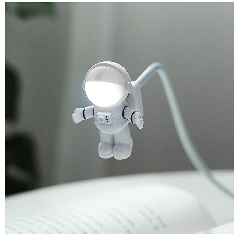 Nordic модные модели астронавт мини Ночной светильник фигурка для украшения дома орнамент USB компьютера Декор Светильник s подарки ручной работы