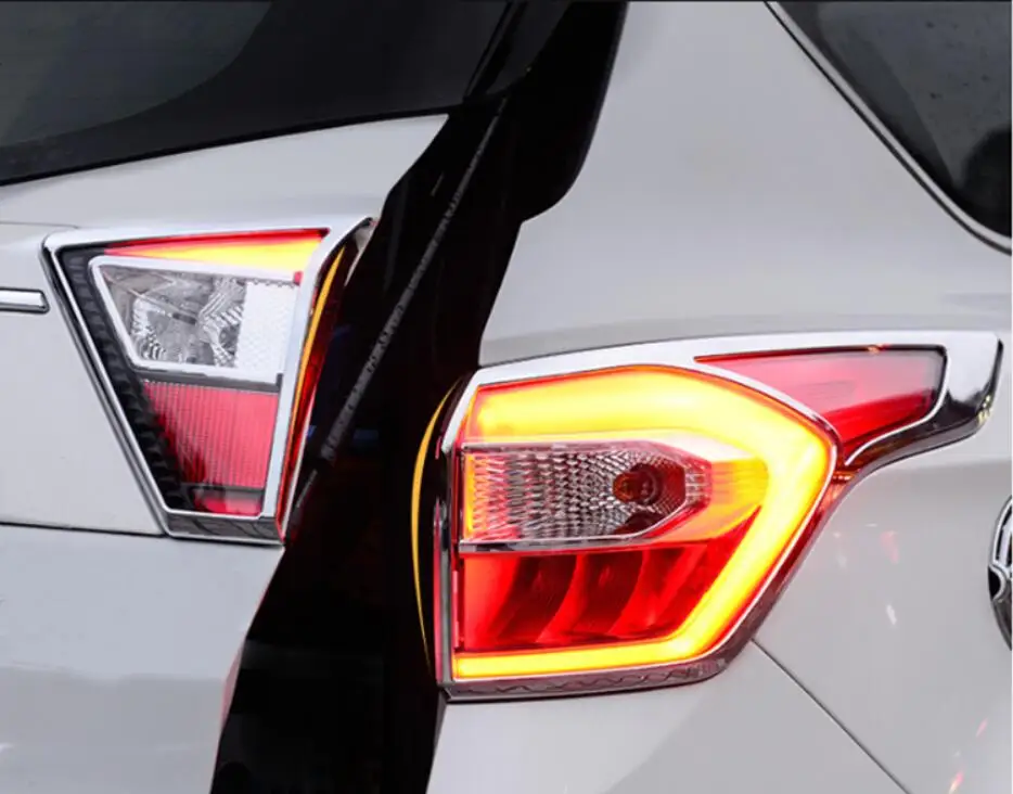 Для Ford Kuga задний светильник s лампа рамка Крышка отделка задний светильник капот автомобиля Стайлинг авто аксессуары