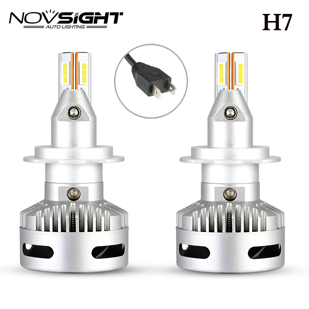 Novsight супер яркий 90 Вт H7/H11/9005/9012/D1/D2D/D5 Автомобильный светодиодный комплект для замены фар 6500K