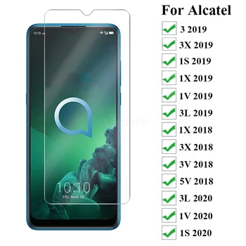 Перейти на Алиэкспресс и купить 3-1 шт. закаленное стекло для Alcatel 3 3x1S 1X 1V 3L 2019 2020 защита экрана закаленное стекло для Alcatel 1X 3X 3V 5V 2018 стекло *