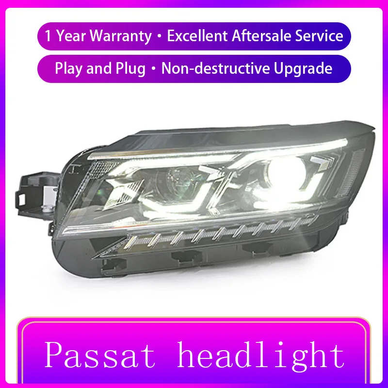 Led Headlight For Volkswagen For Passat Nms 1 With Dynamic Turing
