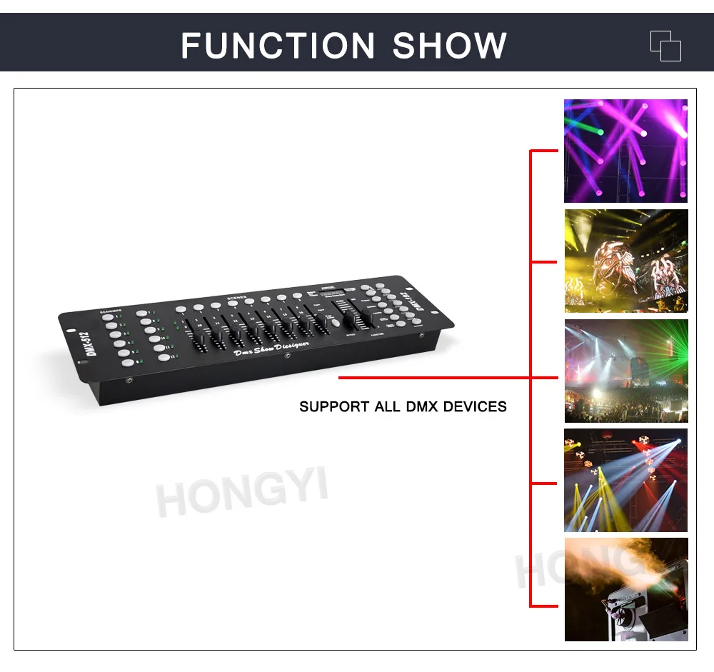 Description Picture 3 of itemGaoFei DMX192 Controller Dj Equipment Dmx512 Console Stage Lighting For Led Par Moving Head Spotlights RGBW Beam Wash Equipment