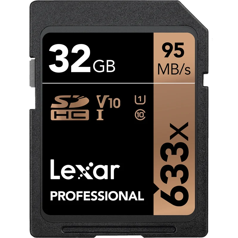 Скидка 50%! Lexar 95 м/с 256 ГБ 512 ГБ профессиональная SD SDXC карта U3 64G 32G 16G SDHC C10 633X карта памяти для цифровой SLR/HD камеры