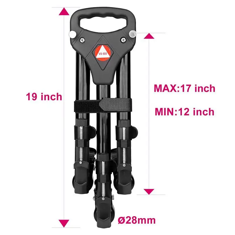 KINGJOY pangshi VX-600 фотография сверхмощный штатив Долли с колесами и регулируемыми ножками крепления для Canon Nikon sony DSLR Camer