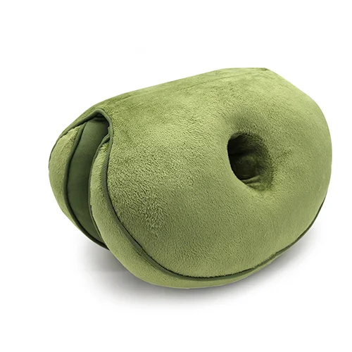 Зеленый Мягкая формирующая подушка Memory Foam короткая плюшевая Складная Подушка многофункциональная детская подушка для взрослых стул автомобильные принадлежности Подушка на сиденье - Цвет: Зеленый