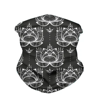 

Black Lotus Design Unisex Adults High Elatic Washable Bandanas Multi Use Headbands Head Wears Magic Bandanas Scarf Custom Print