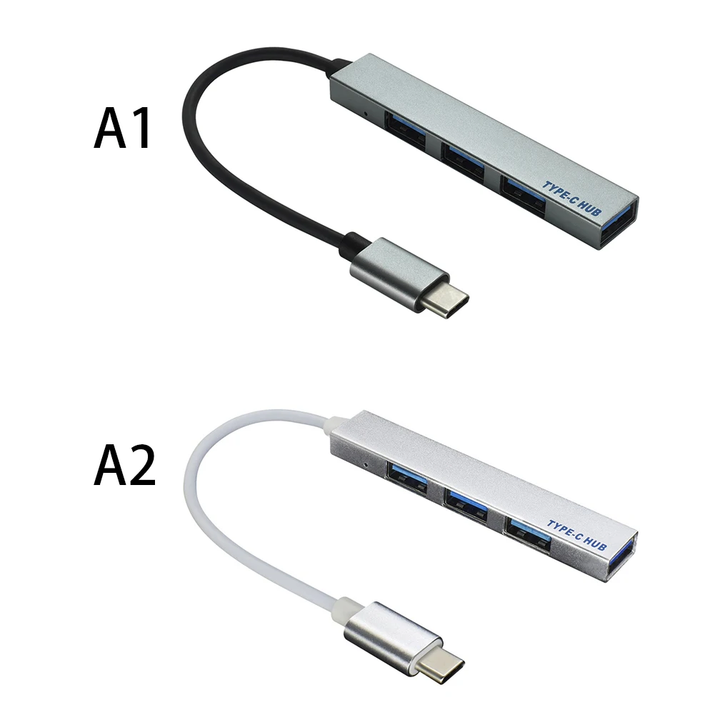 4 порта 480 м разветвитель USB-C USB 2,0 type C концентратор конвертер OTG Кабель-адаптер для Macbook Pro iMac ПК Аксессуары для ноутбуков