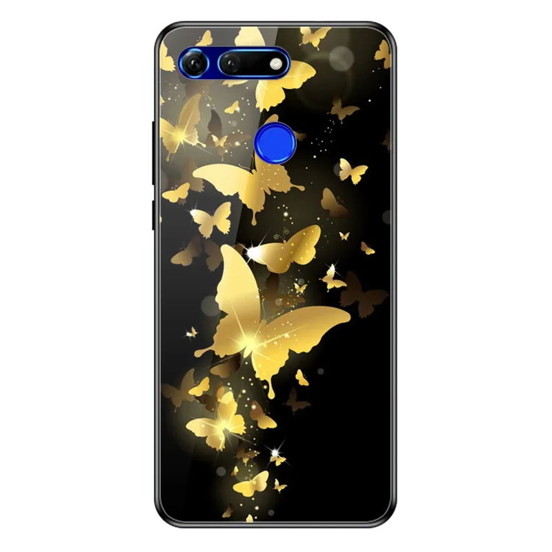 A030 Geruide для huawei honor v 20 чехол, закаленное стекло honor v 20 чехол cubierta para Для huawei honor v 20 v 20 чехол - Цвет: A030