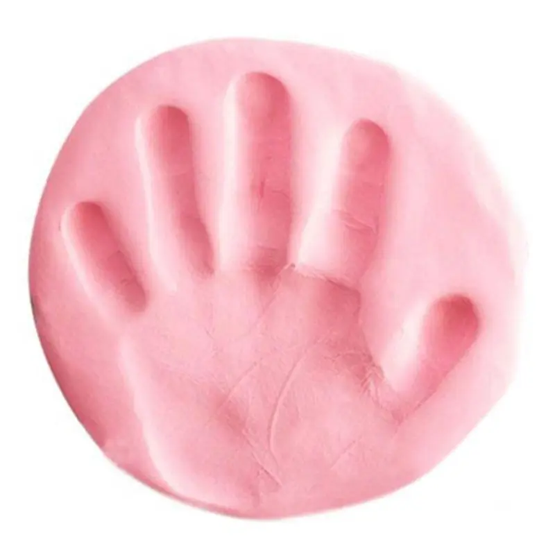 pink Для новорожденных, детей, детей, младенцев, пар, влюбленных, для ног, для рук, с принтом пальцев, глина, литье грязи, запись памяти, Y4UD - Цвет: pink