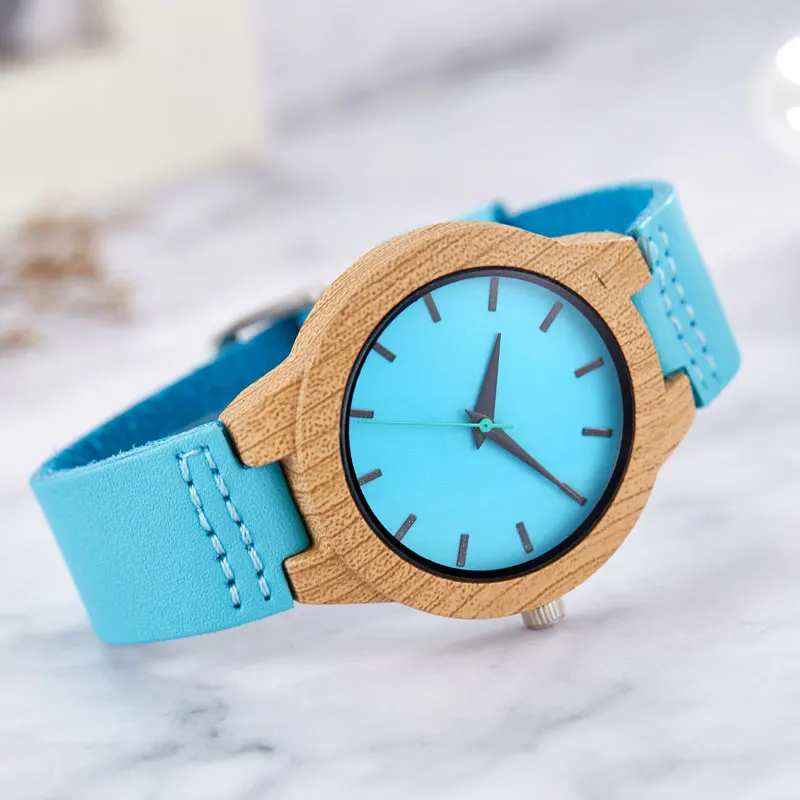Уникальный неправильный имитация деревянные часы для мужчин повседневное кожаный ремешок кварцевые часы Высокое качество дамы часы подарки relogio masculino - Цвет: men watch 1