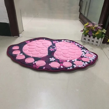 

40*60CM Big Feet Bath Toilet Mat Bathroom RugsArea Rugs Carpet Doormat Floor Mat Absorbent Mats Foot Pad Rug Support Wholesale